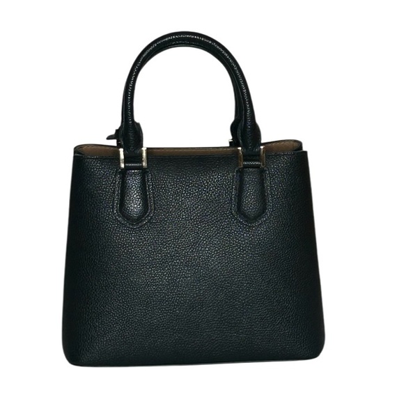 Michael Kors Adele Messenger Purse in Black, Gold Hardware - Picture 4 of 10